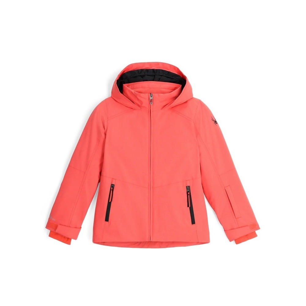 Spyder Girls NEW Conquer Insulated Jacket Ski Snowboard Jacket Size 12 Coral